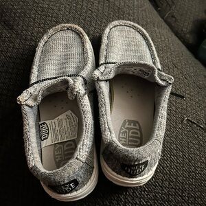 Hey Dude Kids Silver Slip-On Dress Shoes